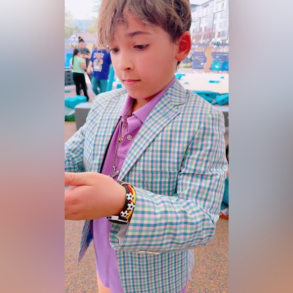 Blazer Multicolor Checkered Blazer